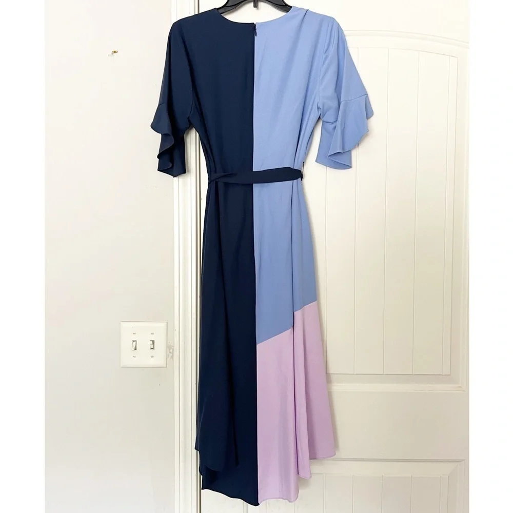NWT Hutch Anthropologie Colorblock Wrap Dress